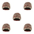 thumbnail image 1 of ZheElen Bonnet Femme Floral Chapeau Chimio Cancer Bonnet Décontracté Rouge Foncé 5Set, 1 of 6
