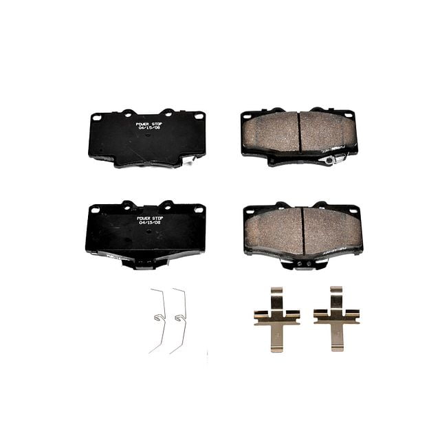 Power Stop Front Z17 Evolution Ceramic Brake Pads with Hardware 17-611