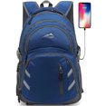 thumbnail image 1 of Mochila ProeTrade para portátil universitario y viajes de 15.6 pulgadas, azul, 1 of 6