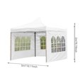 thumbnail image 3 of CxhicLuv Fall Outdoor Tent Cloth 210D material 9m length rainproof and windproof suitable for parties and camping easy to fold portable with window design, White, 3 of 4