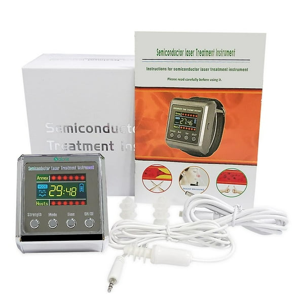 650nm Laser Therapy Wrist Low Frequency Diabetes Hypertension Cholesterol Treatment Diode Lllt Watch Laser Physiotherapy Care