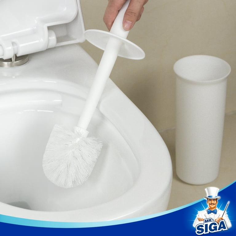 MR.SIGA Toilet Bowl Brush and Holder for Bathroom