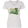 thumbnail image 3 of Inktastic See You Later Alligator with Black Sunglasses Women's V-Neck T-Shirt, 3 of 5
