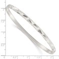 thumbnail image 3 of 925 Sterling Silver Slip On Bangle Bracelet, 3 of 8