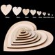 thumbnail image 3 of Wooden Heart Shapes Blank Craft Embellishments With Hole Decoupage Tag Decor, 3 of 5