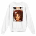thumbnail image 4 of Whitney Houston Photo Print With Text Logo Crew Neck Long Sleeve White Adult Sweatshirt-Medium, 4 of 7