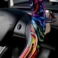 thumbnail image 5 of Mind Car 14.5 Inch Printing PVC Leather Steering Wheel Cover Auto Accessories, 5 of 6