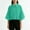 #0199-Green, variant on Neewe Womens Print Button Down Shirts Lapel V Neck 3/4 Sleeve Casual Blouses Summer Loose Fit Tops