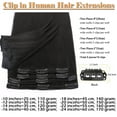 thumbnail image 4 of SEGO Clip in Hair Extensions Human Hair 100% Real Remy Hair 10-24 inch Full Head Thick Hair Pieces Silky Straight Balayage Hair Cleanrance, 4 of 9