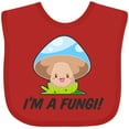 thumbnail image 3 of Inktastic I'm a Fungi with Mushroom Boys or Girls Baby Bib, 3 of 4