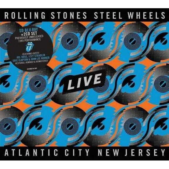The Rolling Stones - Steel Wheels Live (Live From Atlantic City, NJ, 1989) [2CD/Blu-ray] - Music & Performance - CD