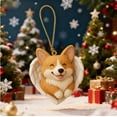 thumbnail image 2 of Christmas Tree Ornaments Dog Memorial Christmas Ornament Personalized Puppy Pendant Forever in Our Hearts Dog Ornament for Bedhead, Wardrobe, Window or Dogs Lovers Gift, 2 of 3
