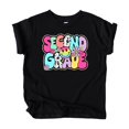 thumbnail image 4 of Retro Second Grade Shirt for Girls Back to School Groovy Girly 2nd Grade T-Shirt Black Shirt 5-6, 4 of 5