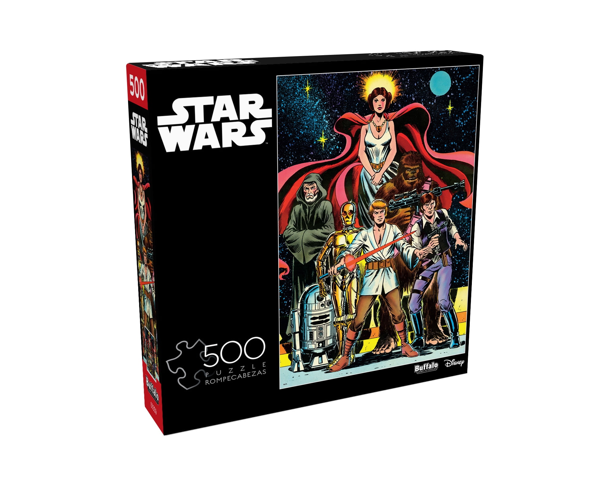 Buffalo Games Entertainment Star Wars - Une Alliance Courageuse, puzzle en bois à emboîter de 500 pièces pour adultes de 14 ans et plus.