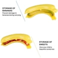 thumbnail image 2 of Cute Fruit Banana Protector Box Holder Case Lunch Container Storage Banana Case Kitchen Tools Plastic, 2 of 8