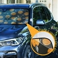 thumbnail image 3 of Hand Drawn Oranges Car Windshield Sun Shade Foldable Car Front Window Visor Heat and UV Protection 55x27.6, 3 of 8