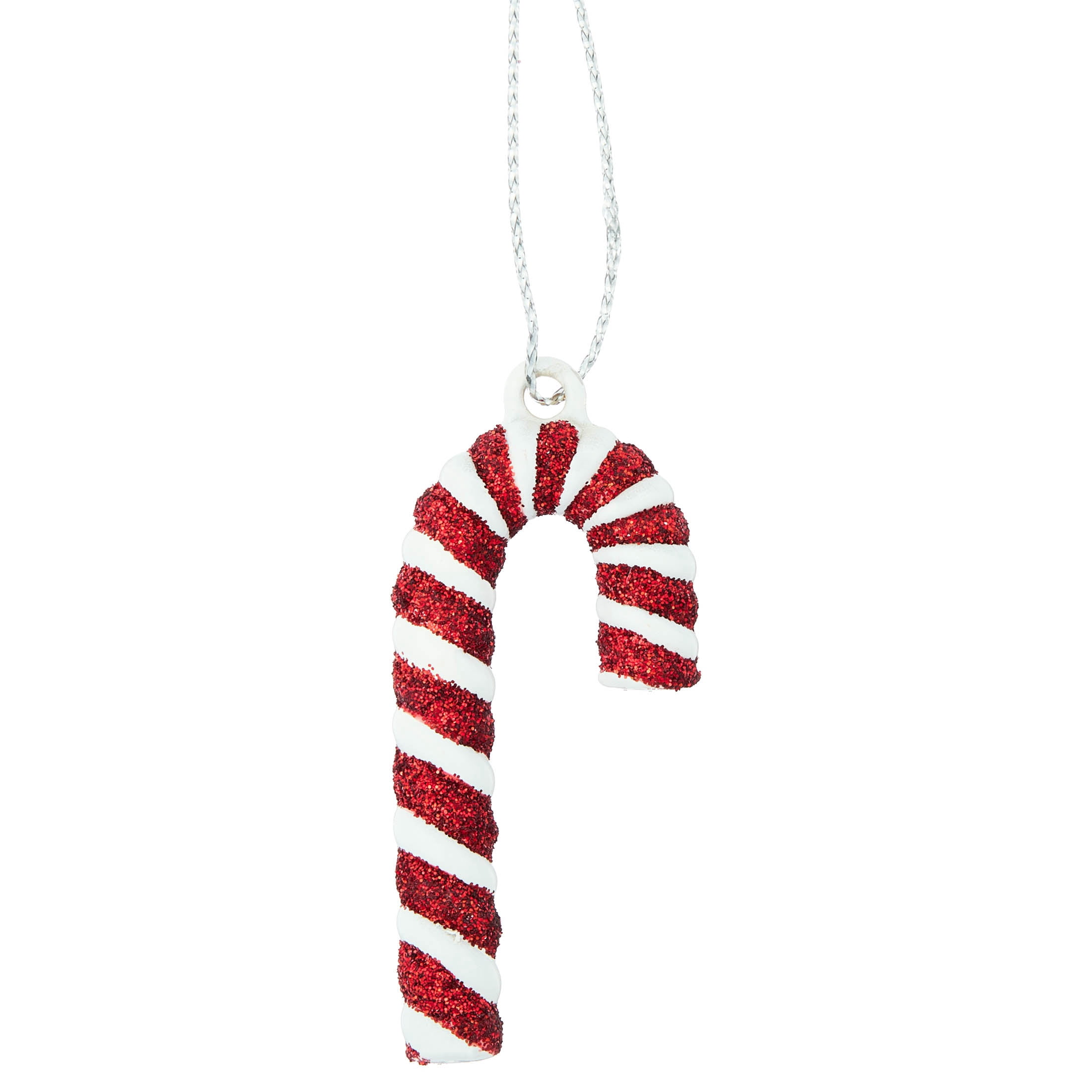 6-Count Red and White Candy Cane Mini Christmas Ornaments, 2", by Holiday Time