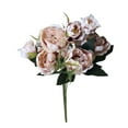 thumbnail image 2 of Clearance! Artificial Peony Flowers Peony Flowers Faux Peonies with Hydrangea Flower Bouquets for Wedding Home Decor Floral Arrangements Table Centerpieces, 2 of 9