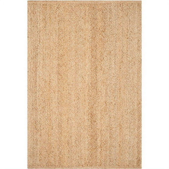 SAFAVIEH Natural Fiber Donelle Geometric Jute Area Rug, Natural, 4' x 6'