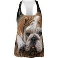 thumbnail image 1 of English Bulldog Live Forever All Over Womens Work Out Tank Top, 1 of 2