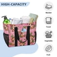 thumbnail image 5 of Large-capacity handheld storage bag Thickened picnic travel bag oversized clothing luggage organizing bag Cute Christmas Reindeers Pattern, 5 of 8