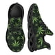 thumbnail image 1 of Zapatillas deportivas para mujer, superventas, con estampado 3D de hojas de marihuana, zapatos planos para mujer, plataforma transpirable., 1 of 6