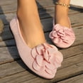 thumbnail image 4 of Miluxas Women Flower Flats Comfort Pointed Toe Dress Shoes Pink 6.5(38), 4 of 9
