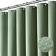 thumbnail image 2 of Dynamene Cortina de ducha verde salvia – Cortinas de ducha de tela gruesa con textura de gofre para baño, 256 g/m², juego de cortinas de baño de tela de poliéster con 12 ganchos de plástico, 72 ancho, 2 of 3