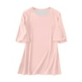 thumbnail image 3 of SHITINN Women's Tops Casual Women's T Shirts Short Sleeve Round Neck Basic Top for Everyday Wear for Spring An Women's Short Sleeve Tops Womens Summer Shirts, 3 of 3