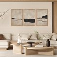 thumbnail image 3 of Hieng Large landscape Framed Canvas Wall Art 16x24 Inch Set of 3 Vintage Nature Scenery Wall Decor Lake Woodland Art Print for Living Room Bedroom Office, 3 of 5