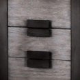 thumbnail image 2 of Table de Chevet en Bois avec Rangement à 3 Tiroirs, Gris et Noir, 2 of 5