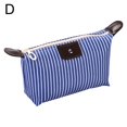 thumbnail image 1 of Canvas Cosmetic Bag with Large Capacity Zippered Design, 10.14x4.29x1.95 Inches, 1 of 1