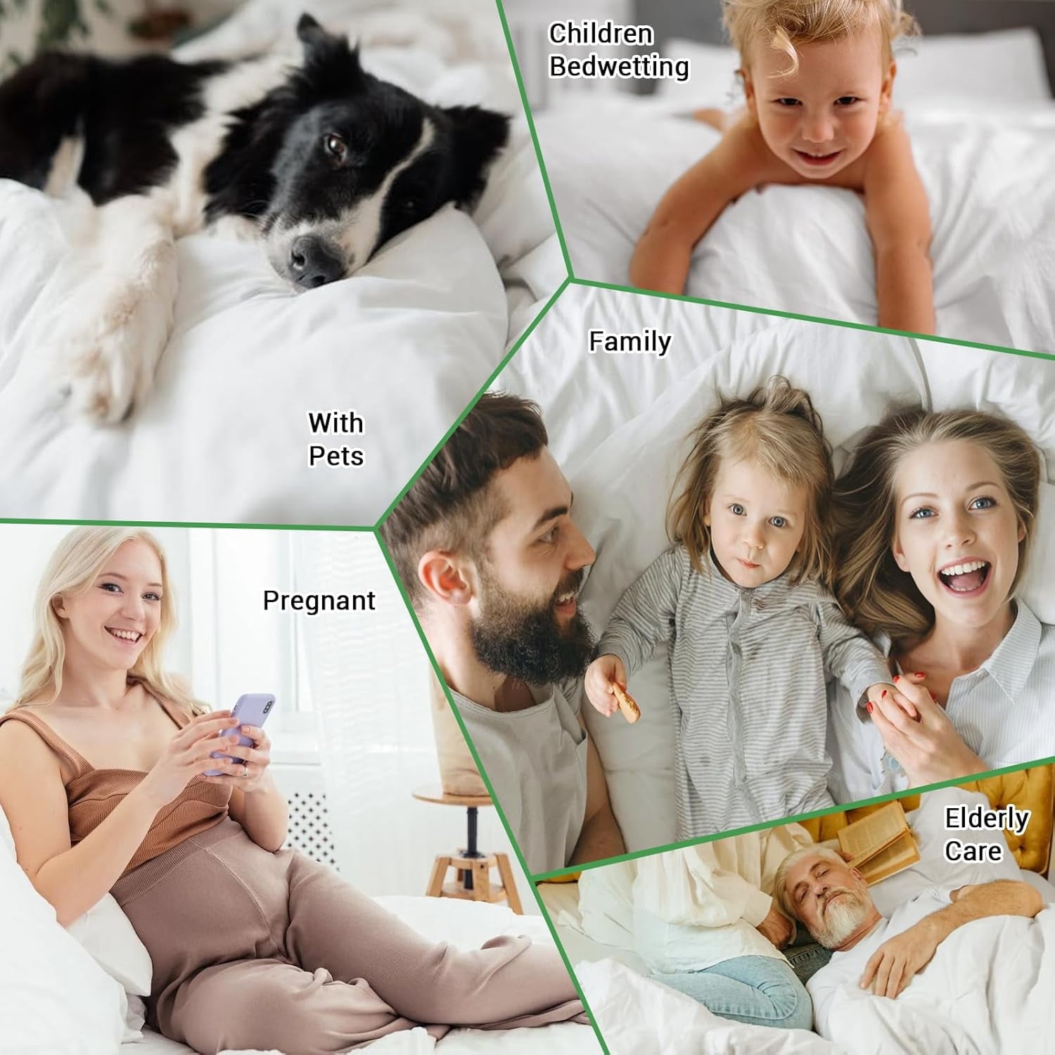 GOGREEN 2 Pack Pillows for Bed, Standard Size Pillows Insert for Side and Back Sleepers, Soft Down Alternative Microfiber Filled Extra Firm Pillows, 20 x 26 Inches