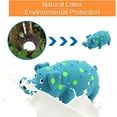thumbnail image 2 of Chok Dog Squeaky Toy, Latex Dog Chew Toys - Sound Squeaker Grunting Pig Dog Toy Durable Self Play 8" Dog Squeeze Toy for Dental Biting Chasing to Kill Boring Time (Blue), 2 of 5