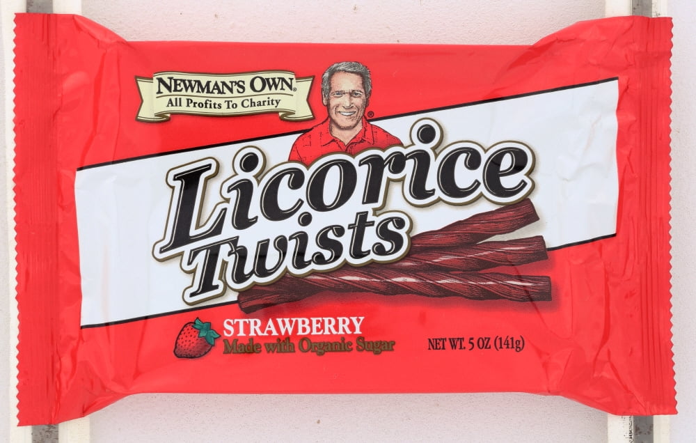 Newman’S Own Licorice Twists, Strawberry, 5 Oz.