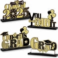 thumbnail image 1 of Gkeoshab Desktop Ornament Desktop dress up 4 Pcs 2025 Graduation Decorations Class Of 2025 Congrats Grad Centerpieces Congratulate Graduation Table Toppers For High School College Graduation (), 1 of 9