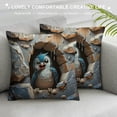 thumbnail image 3 of Orinice Bird Theme Decorative Throw Pillow Cover for Home Couch Living Room Bed Sofa - Printed on Both Sides - Pilling Resistance - 1PC 18x18in, 3 of 5