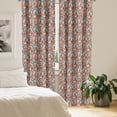 thumbnail image 2 of Ambesonne Dog Lover Curtains, Hipster Bulldog Pug, Pair of 28"x84", Multicolor, 2 of 5