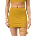 thumbnail image 1 of Faldas de tenis para mujer con bolsillos Forro de pantalones cortos deportivos 2 en 1 para entrenami Abanopi Falda deportiva, 1 of 7