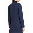thumbnail image 2 of Theory womens  Crew Neck Clean Wool-Blend Jacket, 12, Blue, 2 of 4