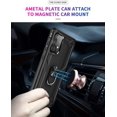 thumbnail image 4 of for Galaxy A52 Case,Samsung A52 4G&5G Case,with HD Screen Protector,[Military Grade] Ring Car Mount Kickstand Hybrid Hard PC Soft TPU Shockproof Protective Case for Samsung Galaxy A52 (Black), 4 of 14