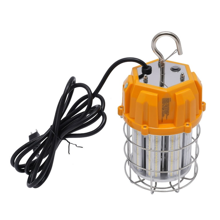 Miumaeov LED Temporary Work Light Portable Work Light Construction Lights 4500K LED Work Light 360 Lighting with Hook Hanging Temporary Lights with