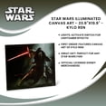 thumbnail image 7 of Star Wars Illuminated Canvas Art - 23.9”x19.9” - Kylo Ren, 7 of 7