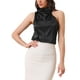 thumbnail image 1 of INSPIRAR CHIC Blusas de Satén sin Mangas para Mujeres, Elegante Top de Verano S Negro, 1 of 6