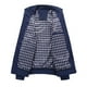 thumbnail image 4 of Chaqueta deportiva Augper con cremallera completa para hombre, cuello alto, sudadera informal de manga larga con bolsillo, 4 of 4