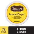 thumbnail image 2 of (6 pack) Celestial Seasonings Lemon Zinger Herbal Tea Keurig K-Cup Tea Pods, 12 Count, 2 of 9