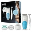 thumbnail image 1 of Braun Silk-épil 5 5-810 Epilator for Women for Gentle Hair Removal, White/Turquoise, 1 of 6