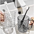 thumbnail image 5 of Vintage Glass Tumblers 400ml - Clear Borosilicate Beer Mugs, Coffee Cups, Wine Glasses | Multipurpose Beverage Bar Glass, 5 of 6