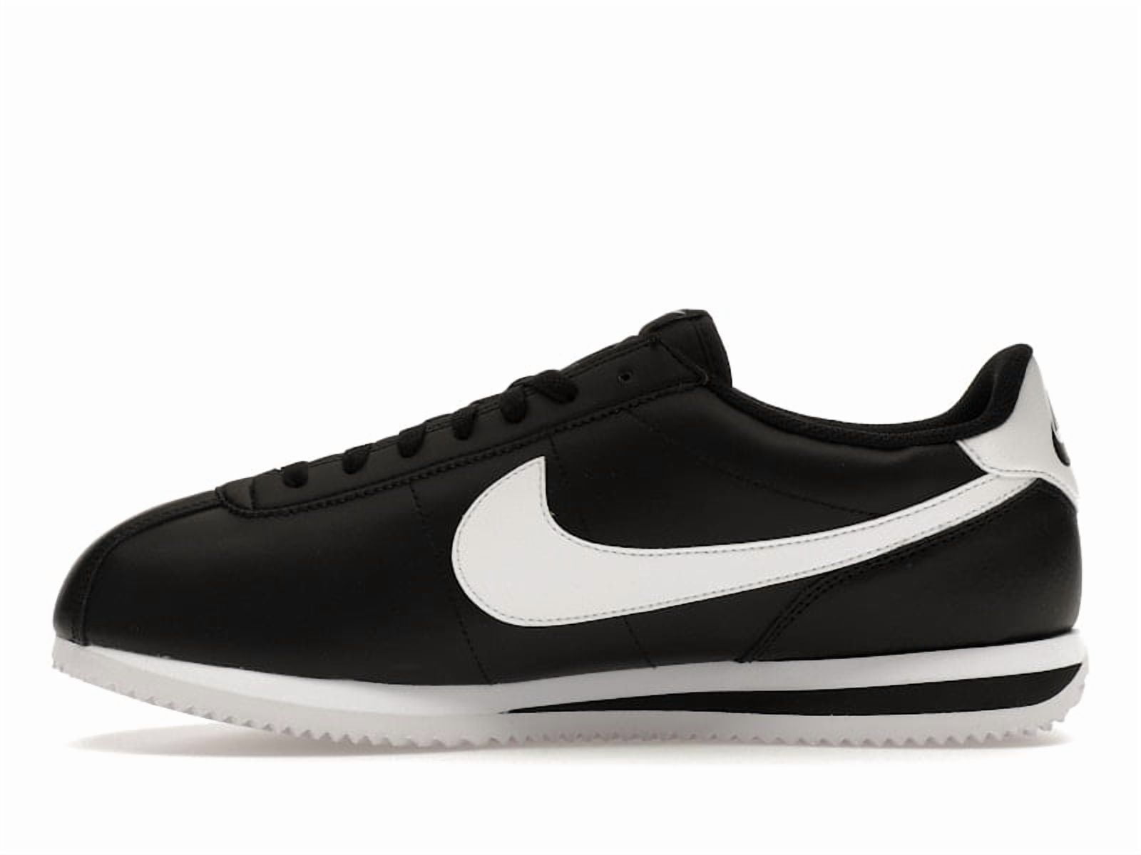 Nike Men's Cortez Basic Black White (2023) Running Shoes, from StockX