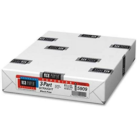 Limited Papers(TM) Carbonless Sheets, Superior, Pre Collated, Multi Part, Bond Finish. (3 Part Straight, 8.5 x 11, White/Canary/Pink (5909), 20 Ream)